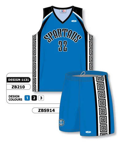 Athletic Knit Custom Sublimated Matching Basketball Uniform Set Design 1131