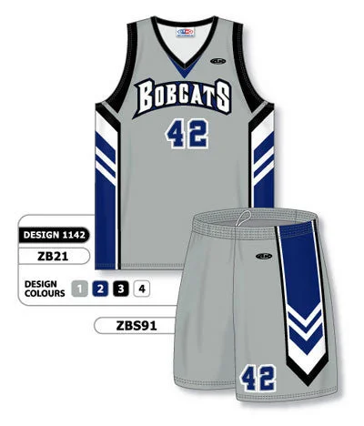 Athletic Knit Custom Sublimated Matching Basketball Uniform Set Design 1142