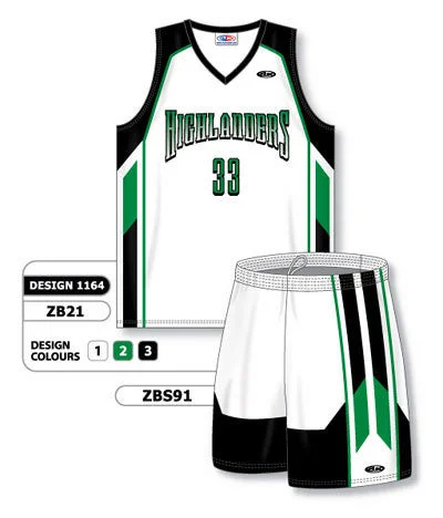 Athletic Knit Custom Sublimated Matching Basketball Uniform Set Design 1164