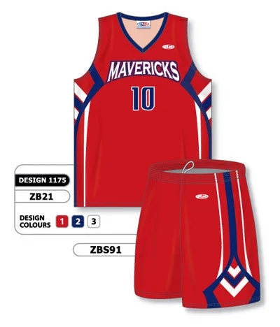 Athletic Knit Custom Sublimated Matching Basketball Uniform Set Design 1175