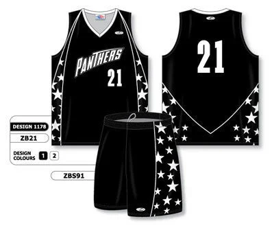 Athletic Knit Custom Sublimated Matching Basketball Uniform Set Design 1178