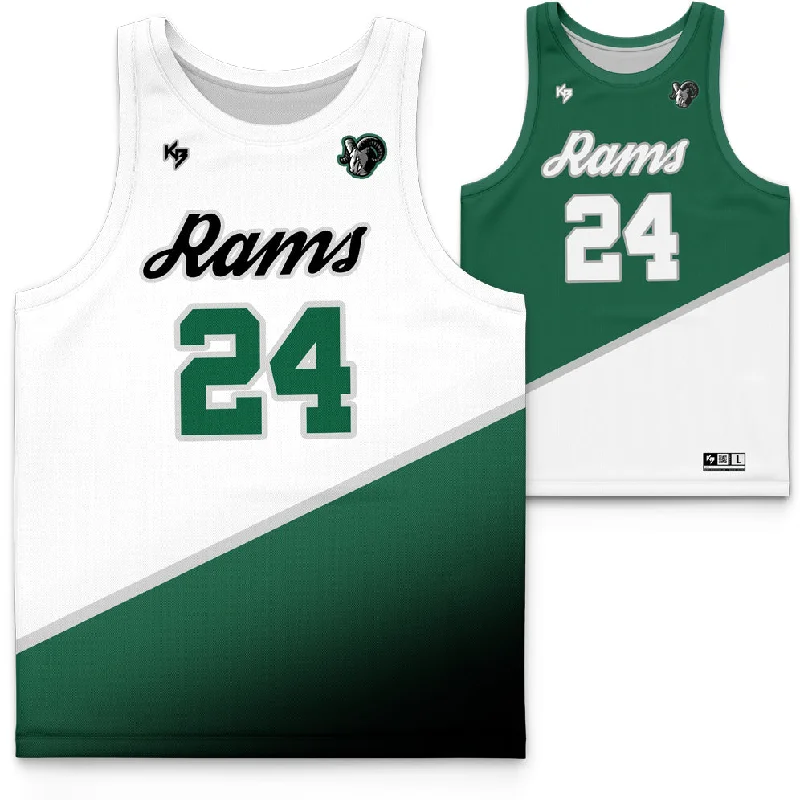 Rams Reversible Custom Basketball Jersey